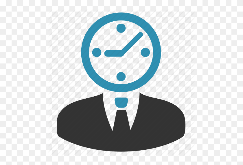 512x512 Reloj, Estimación, Gerente, Tiempo, Trabajador Icono - Reloj Vector Png