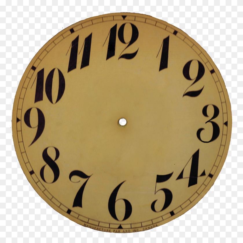 1600x1598 Clock Faces Clip Art - Midnight Clipart