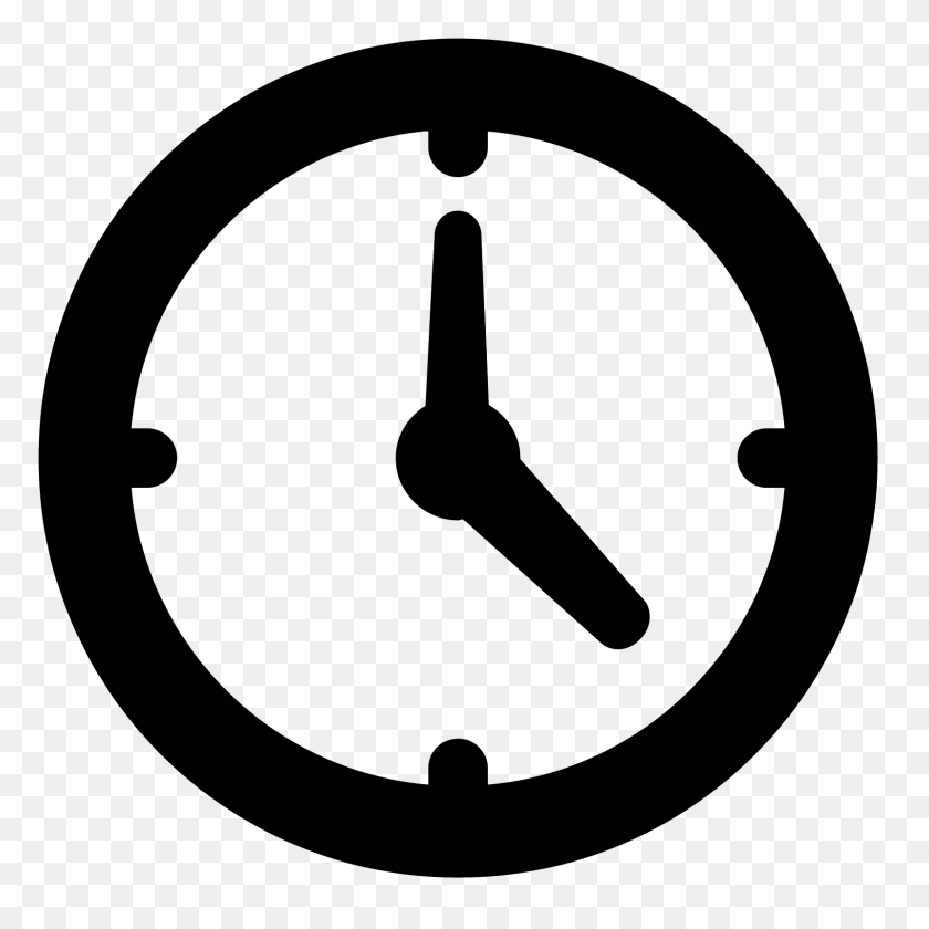 1600x1600 Clock Icon - Clock Emoji PNG