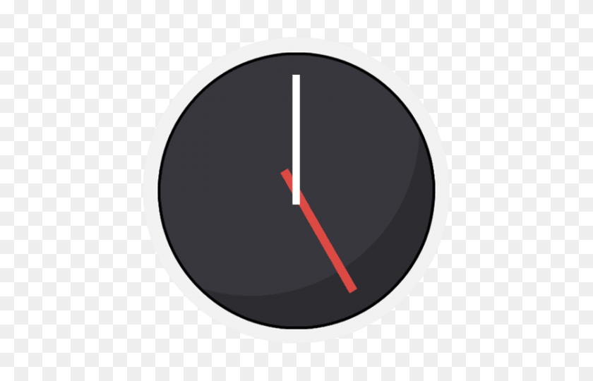 480x480 Clock Icon Android Kitkat Png - Clock Icon PNG