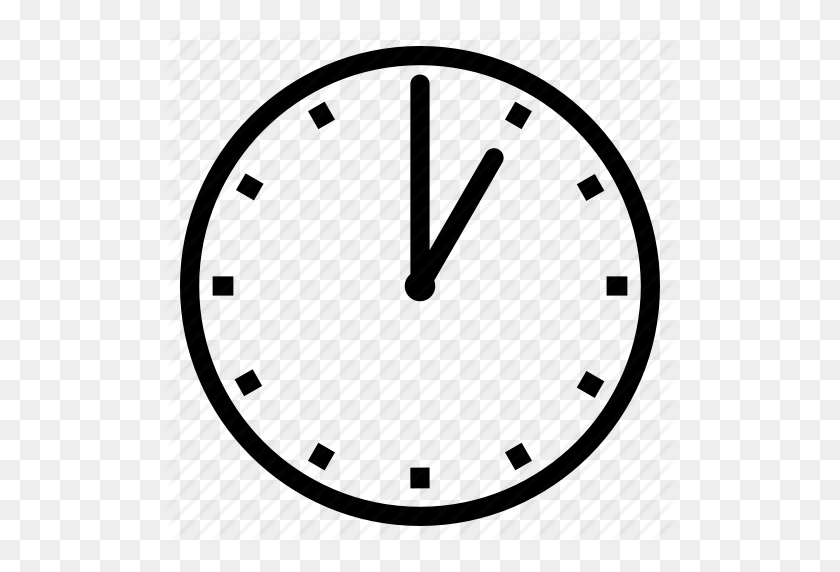 512x512 Reloj, One O 'Clock Icon - Icono De Reloj Png