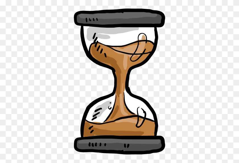 512x512 Часы, Время, Песочные Часы, Ожидание, Значок Времени И Даты - Ожидание Клипарт