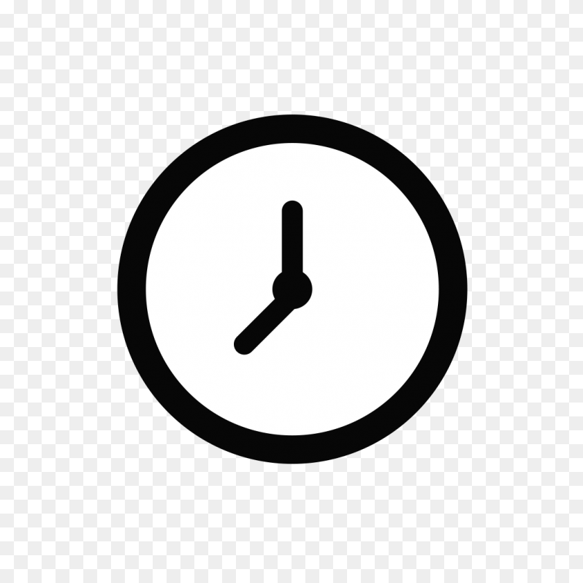 1024x1024 Clock, Time Icon - Time Icon PNG