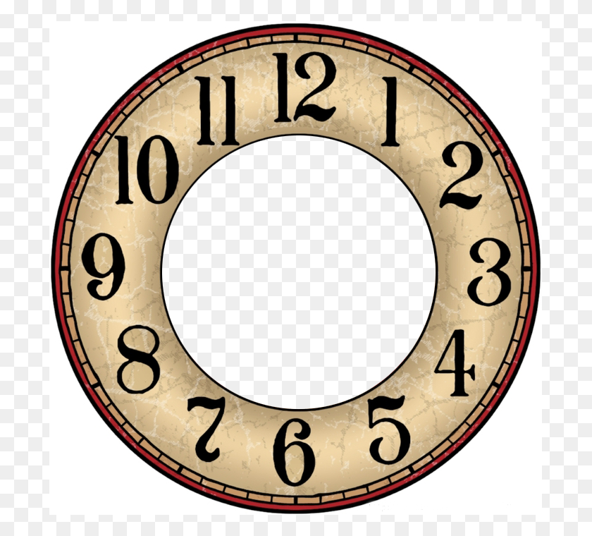 699x700 Clocks And Clock Faces Clock - Clock Face PNG