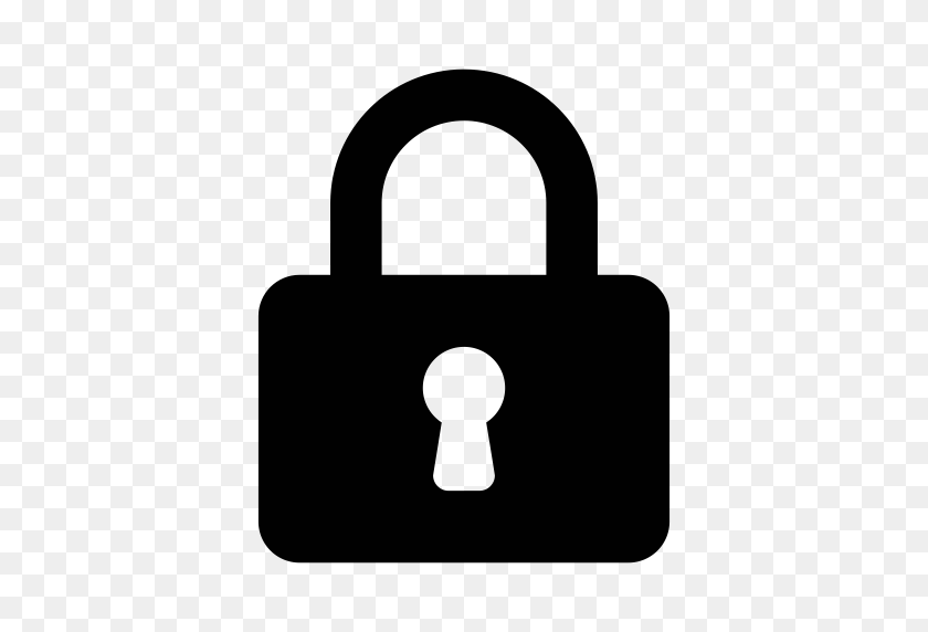 512x512 Closed, Lock, Secure Icon - Secure PNG