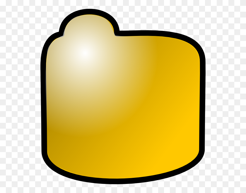 564x600 Закрытая Желтая Папка Png Клипартов Для Интернета - Желтая Папка Клипарт