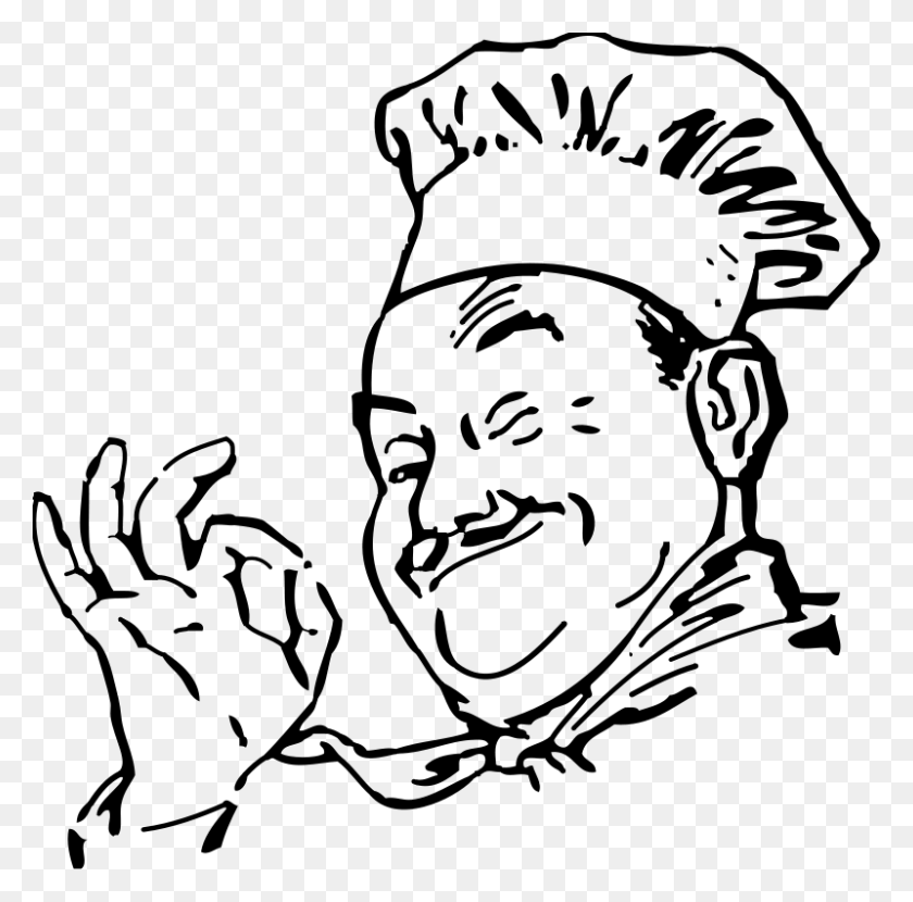 800x790 Primer Plano De Un Chef De Pastelería Masculino Concentrado Decorar Postre - Chef De Pastelería Clipart