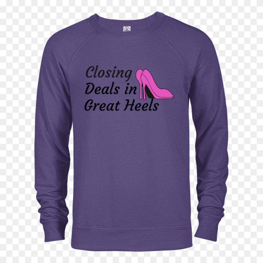 1155x1155 Closing Deals In Pink Heels Unisex French Terry Crew Neck - Terry Crews PNG