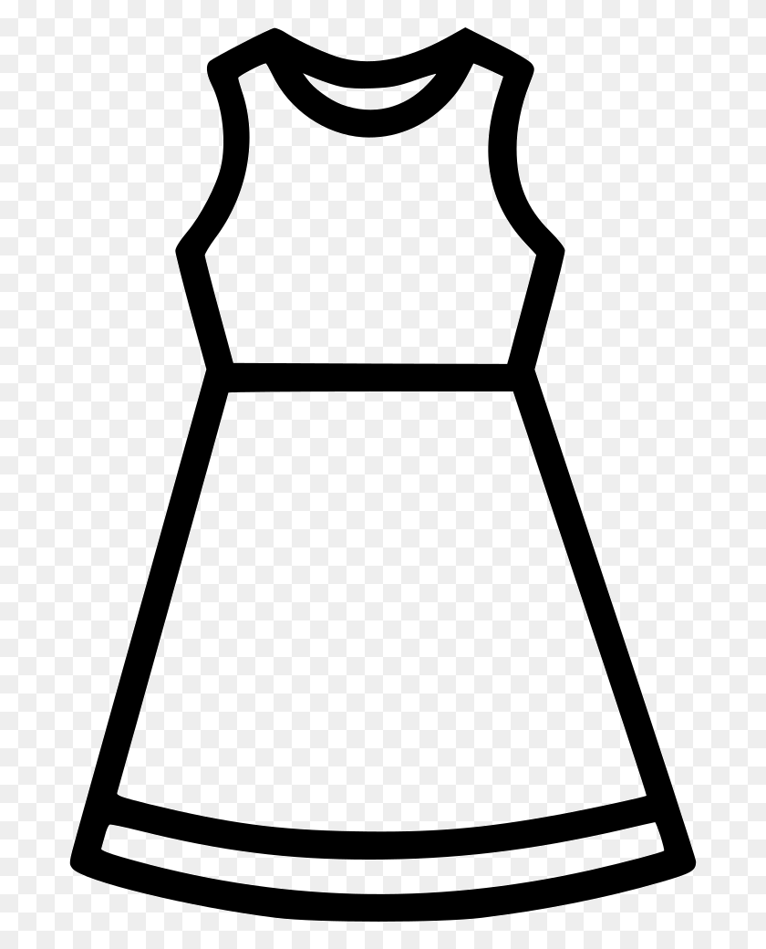 688x980 Vestido De Tela De Moda De Las Mujeres Túnicas Vestido Png Icono De Descarga Gratuita - Moda Png
