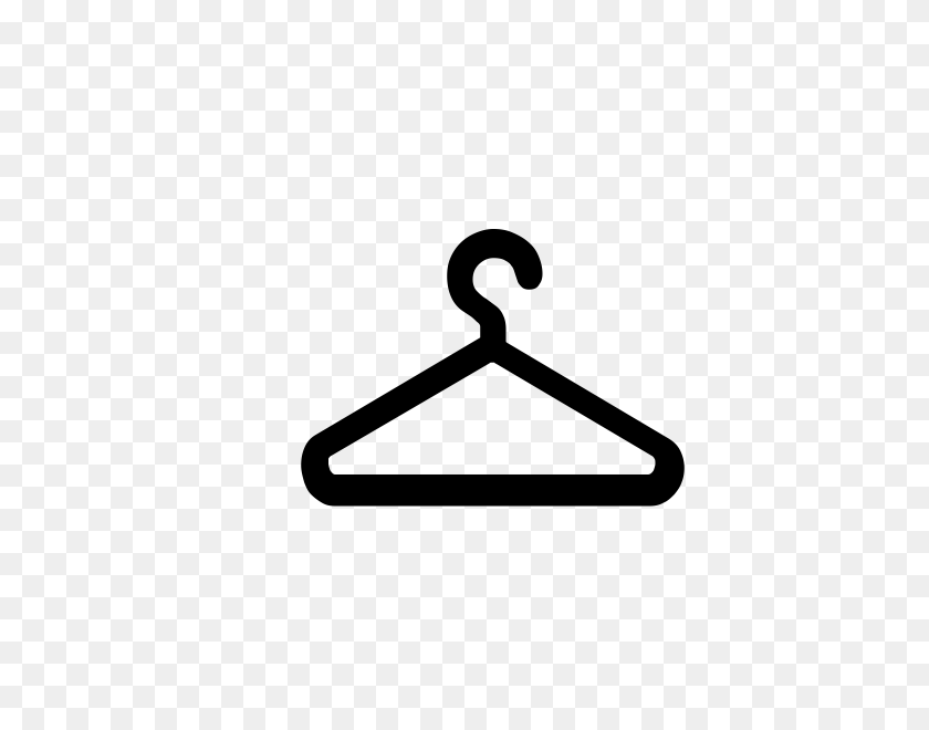 600x600 Cloth Hanger Rubber Stamp Stampmore - Clothes Hanger Clipart