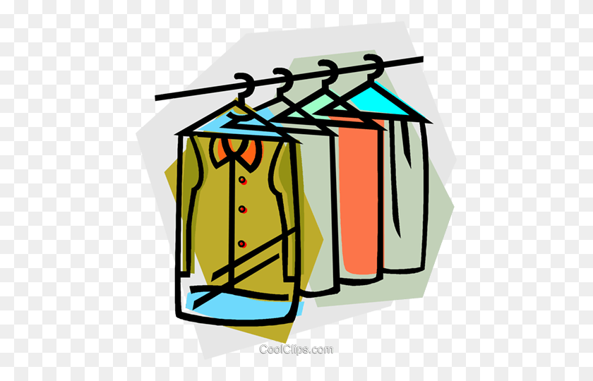 455x480 Clothes - Dry Cleaning Clip Art