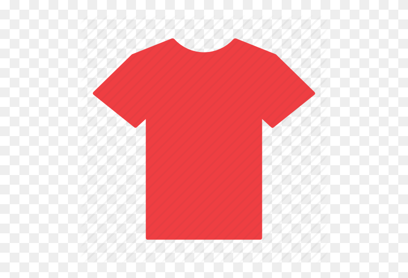 512x512 Clothes, Clothing, Jersey, Red, Shirt, T Shirt Icon - Red Shirt PNG