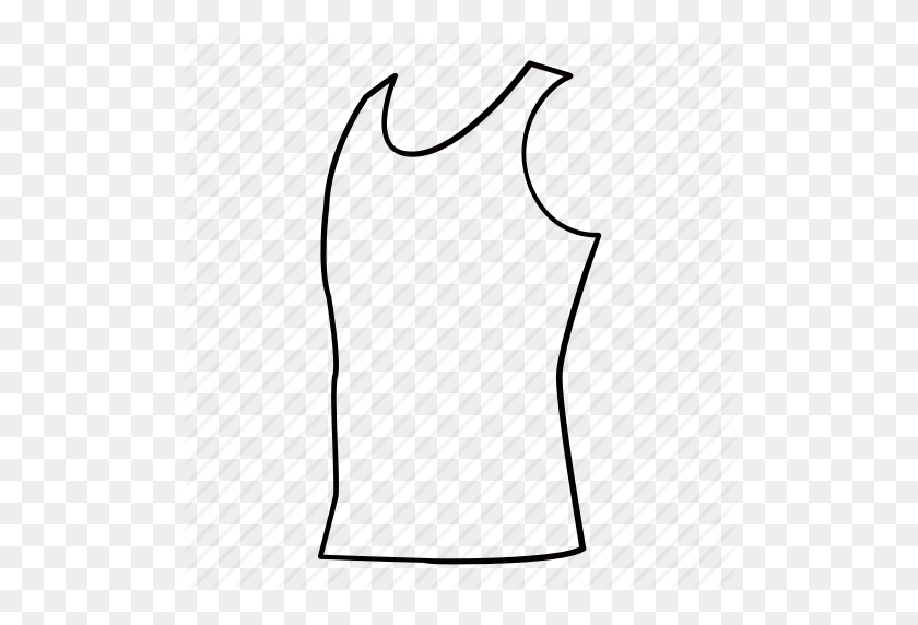 512x512 Clothes, Clothing, Men, Singlet, Sleeveless, Tank Top Icon - Tank Top PNG