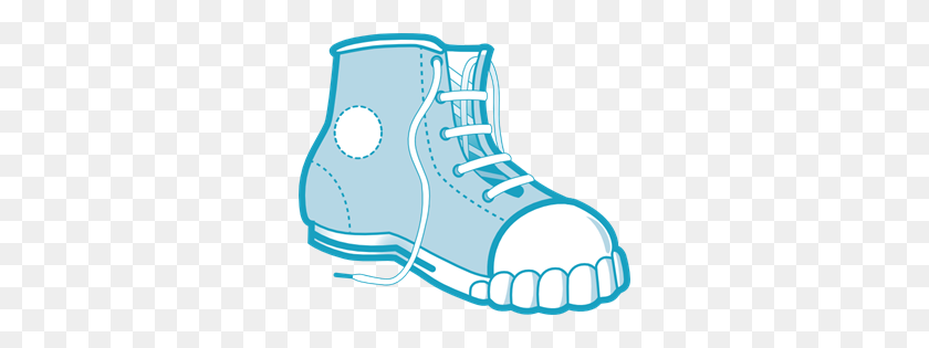300x255 Clothing Blue Boot Png, Clip Art For Web - Work Boots Clipart