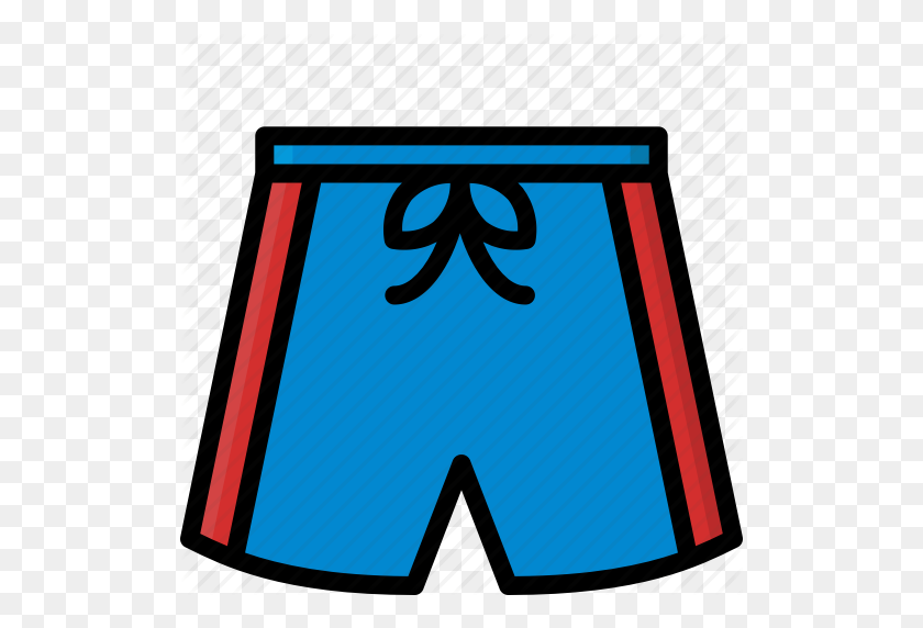 512x512 Clothing, Colour, Mens, Shorts, Swimming, Trunks Icon - Swim Trunks Clipart