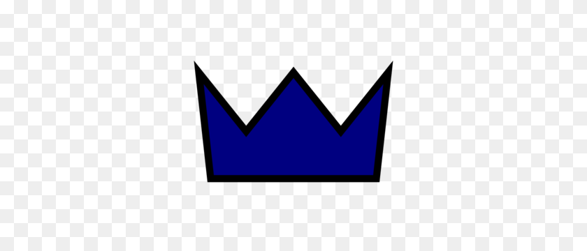 300x300 Clothing King Crown Icon Clip Art - Navy Clipart