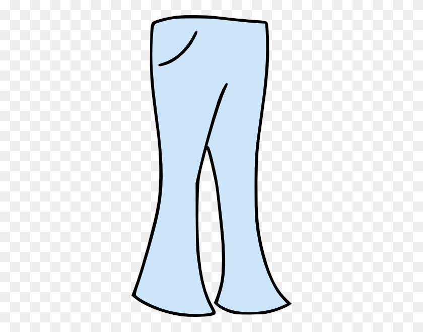 318x599 Clothing Pants Bell Bottoms Clip Art Free Vector - Pants Clipart