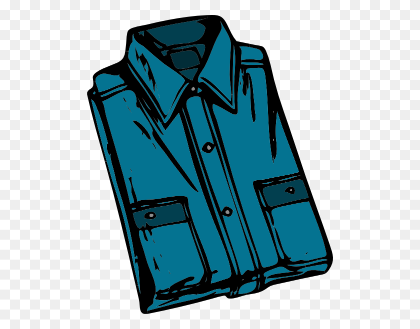 492x599 Clothing Shirt Clip Art Free Vector - Shirt And Tie Clipart