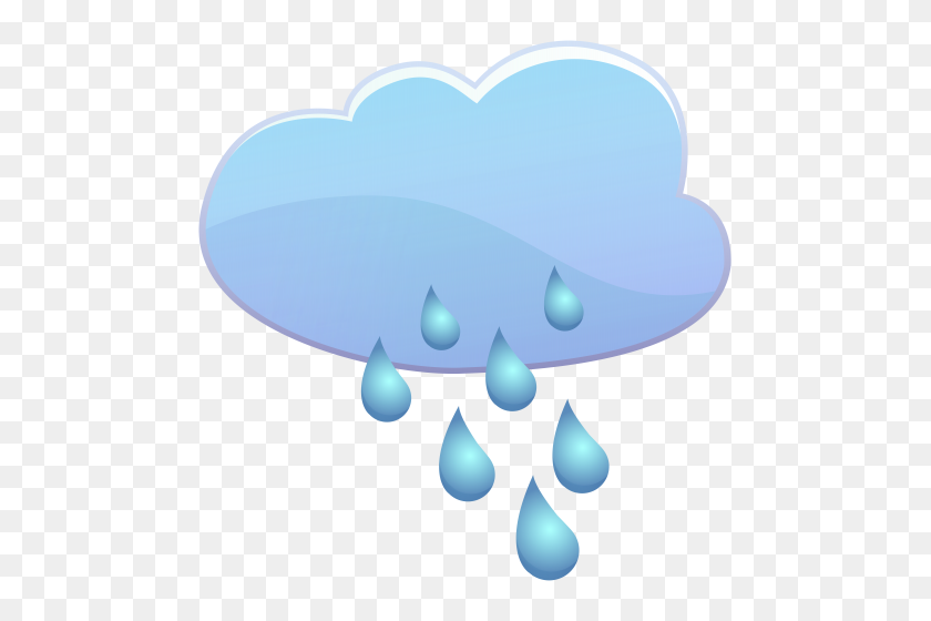 493x500 Cloud And Rain Drops Weather Icon Png Clip Art - Rain Clipart PNG