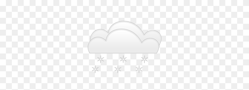 250x243 Cloud And Snowfall Clip Art - Snowfall Clipart