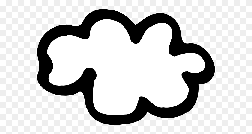 594x388 Cloud Black And White Sun And Clouds Clipart Black White Free - Cloud Clipart Black And White