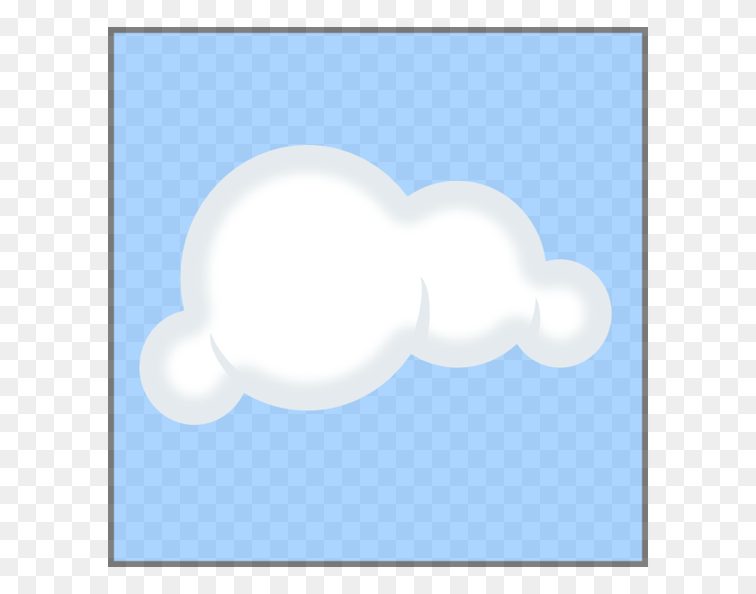 600x600 Cloud Blue Background Clip Art - Sky Background Clipart