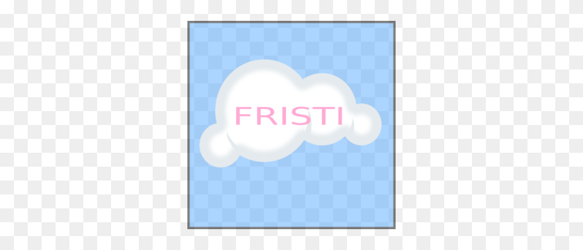 300x300 Cloud Blue Cute Clip Art - Cloud Vector PNG