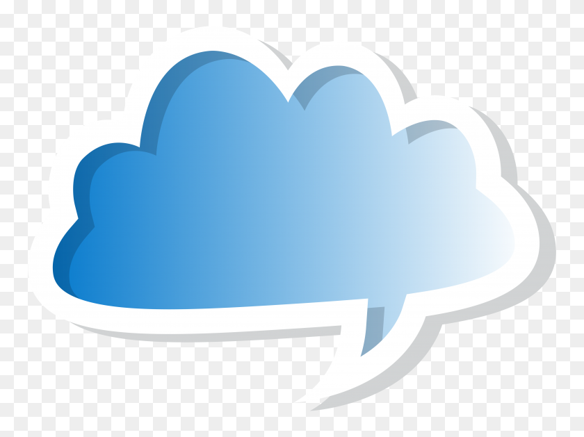 6332x4624 Cloud Bubble Speech Blue Png Clip Art Gallery - Blue Sky With Clouds Clipart