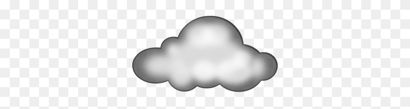 298x165 Cloud Clip Art - Black Clouds PNG