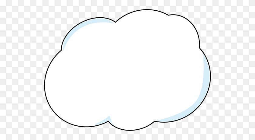 550x400 Cloud Clip Art - Cute Cloud Clipart