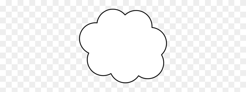 300x255 Cloud Clip Art Black And White - Storm Clipart Black And White