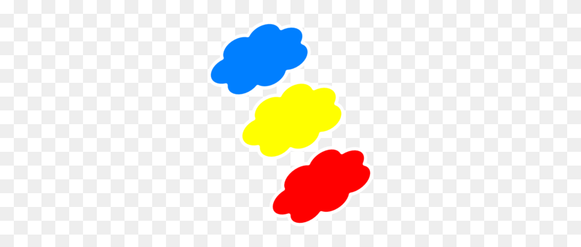 240x298 Cloud Clipart Colorful Cloud - Rainbow With Clouds Clipart