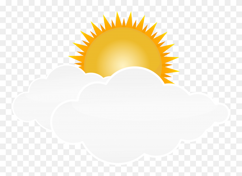 8000x5673 Cloud Clipart Png Transparent - Sun Transparent Clipart