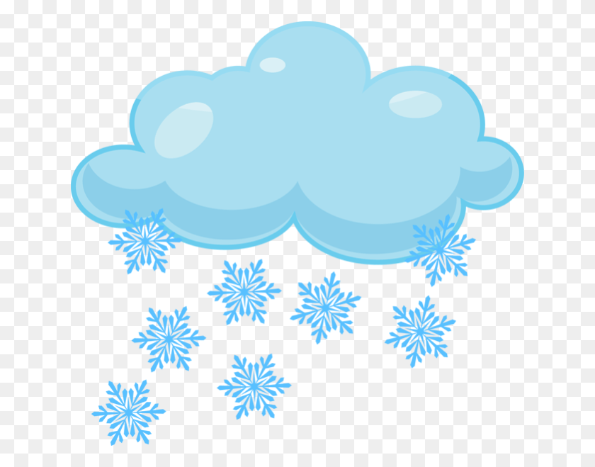 640x599 Cloud Clipart Snow Storm Free Collection - Snowy Weather Clipart