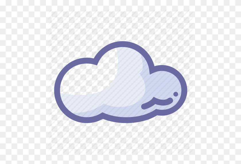 512x512 Nube, Nublado, Pronóstico, Cielo, Almacenamiento, Icono Del Tiempo - Cielo Nublado Png