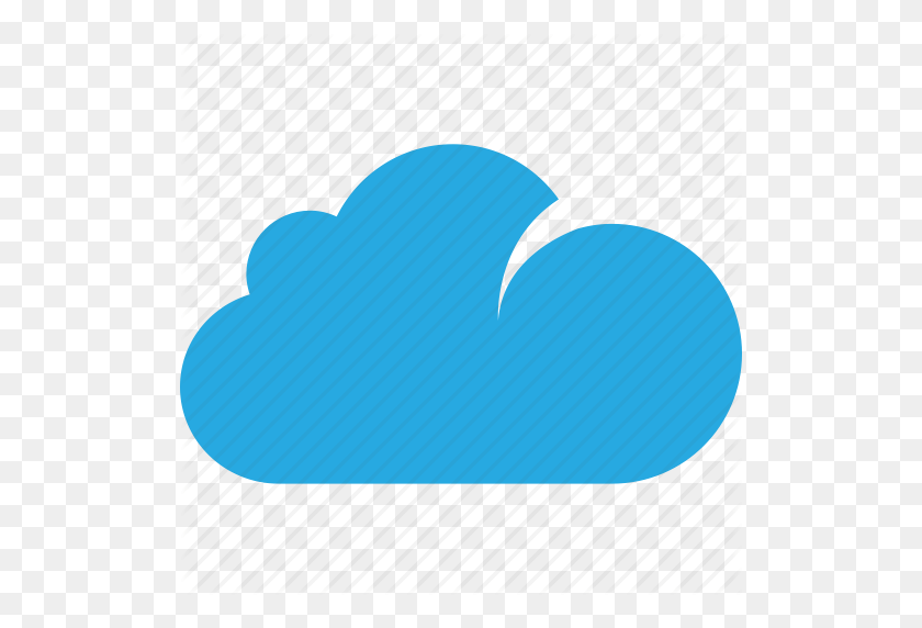 512x512 Cloud, Cloudy, Sky, Storage, Weather, Wind Icon - Cloudy Sky PNG