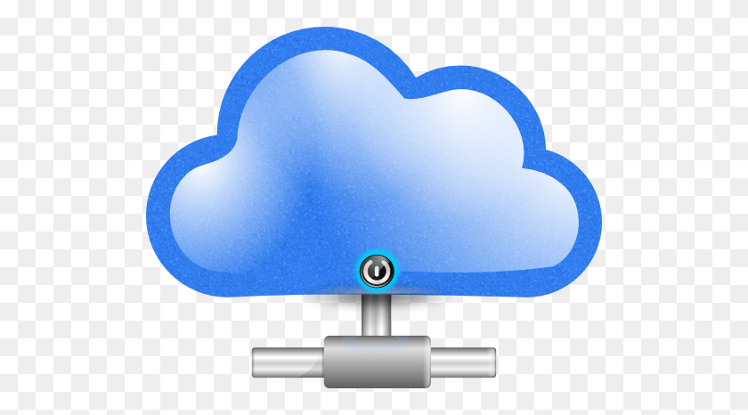 512x406 Cloud Computing Clipart Group With Items - Data Center Clipart