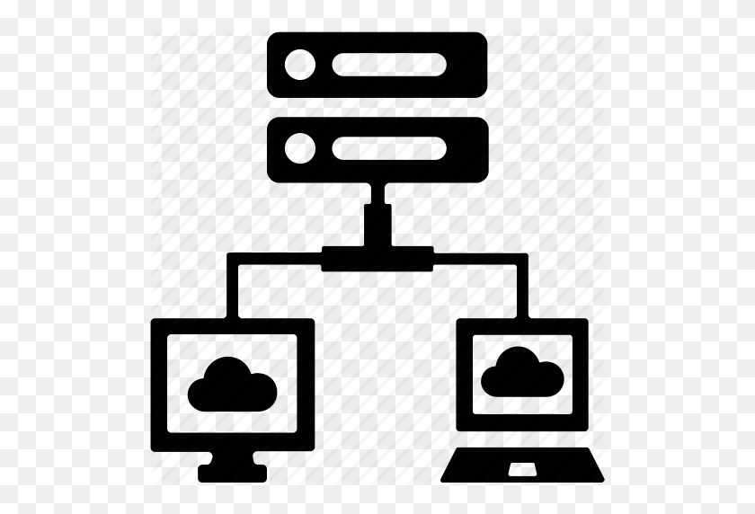 512x512 Сервер Облачных Вычислений, Облачный Хостинг, Облачный Интернет-Хостинг - Значок Сервера В Формате Png