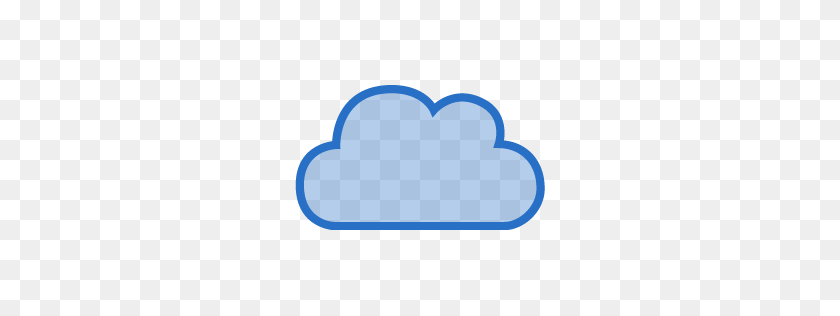 256x256 Nube Oscura Icono Png - Nube Oscura Png