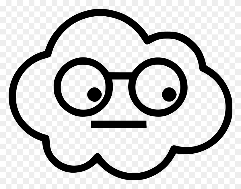 980x752 Cloud Dork Glasses Png Icon Free Download - Cartoon Glasses PNG