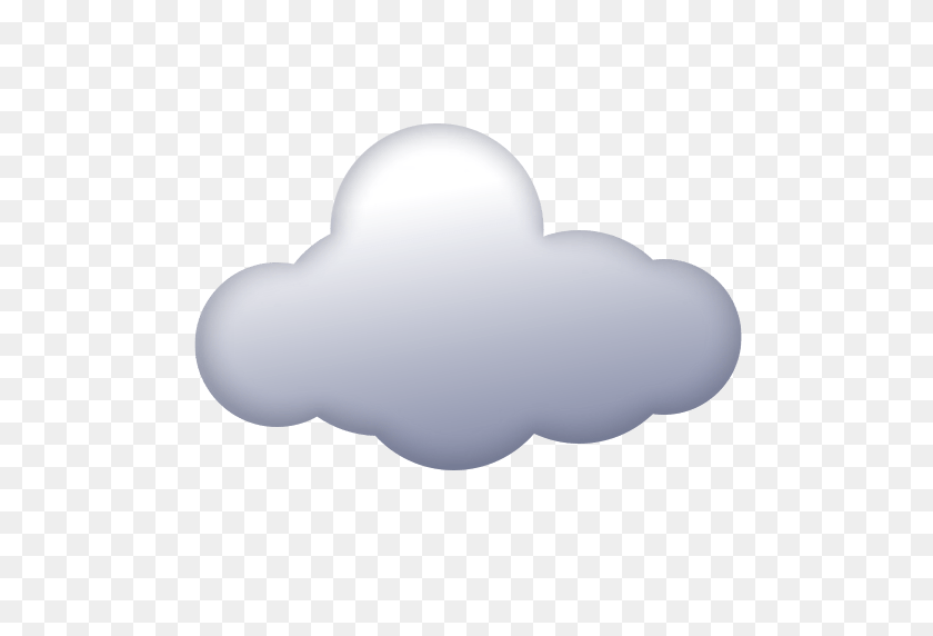 512x512 Cloud Emoji For Facebook, Email Sms Id - Cloud Emoji PNG