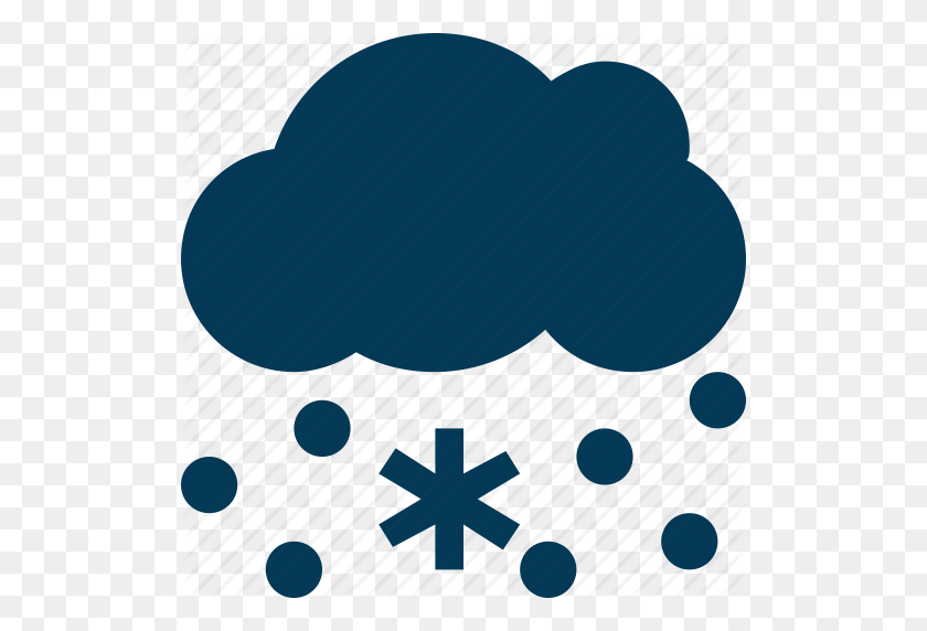 512x512 Cloud, Ice Flakes, Snow Falling, Snowflakes, Winter Season Icon - Snowflakes Falling Clipart