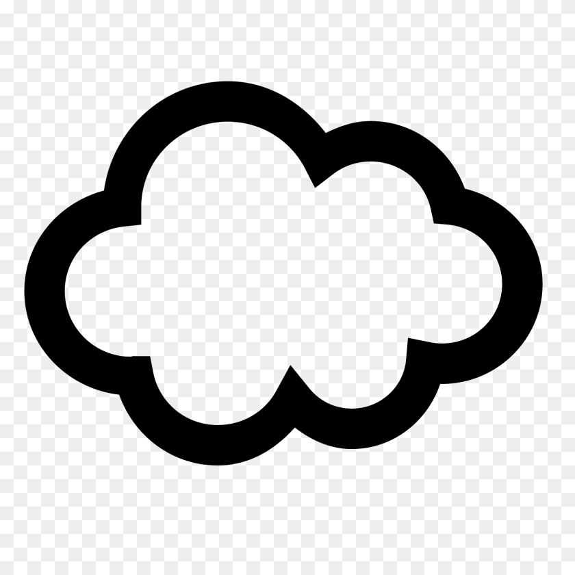 1600x1600 Cloud Icon - Cloud Icon PNG