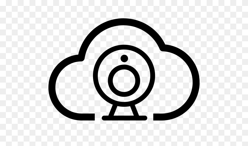512x435 Monitoreo En La Nube, Monitoreo, Icono De Privacidad En Línea Con Png - Dibujo En La Nube Png