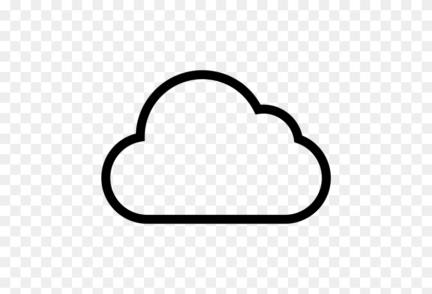 512x512 Облако, Сеть, Значок Хранилища С Png И Векторным Форматом Бесплатно - Cloud Emoji Png
