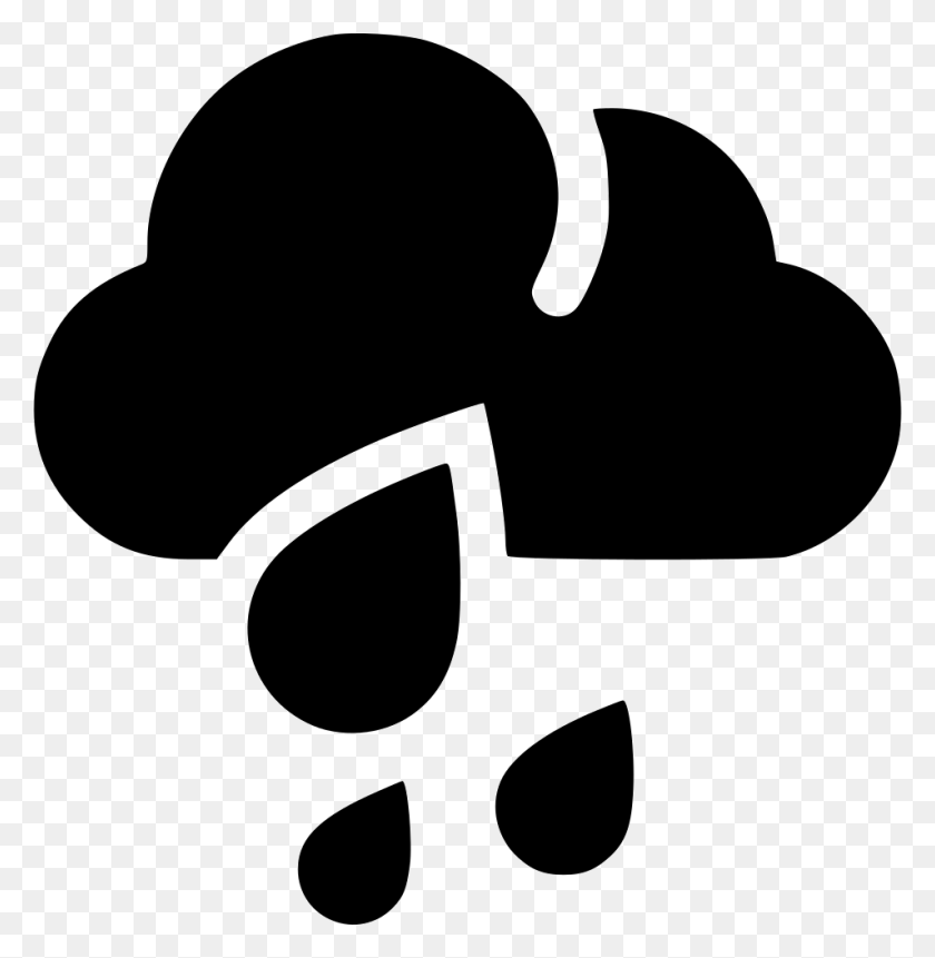 954x980 Cloud Rain Drops Png Icon Free Download - Rain Drops PNG