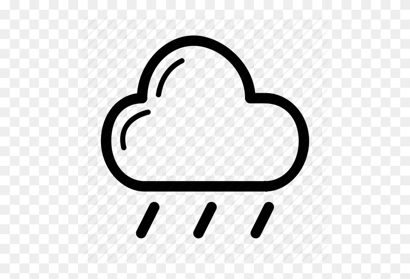 512x512 Облако, Дождь, Значок Погоды - Значок Погоды Png