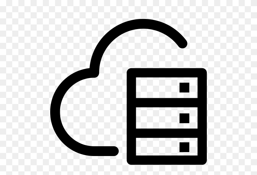 512x512 Cloud Server, Cyan, Download Icon With Png And Vector Format - Server Icon PNG