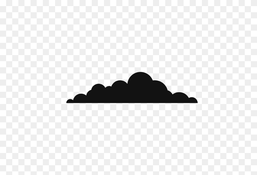 512x512 Cloud Silhouette - Clouds Transparent PNG
