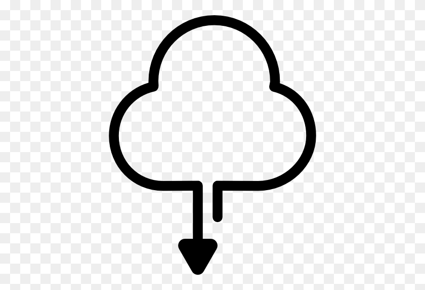512x512 Cloud Symbols - Stratus Clouds Clipart